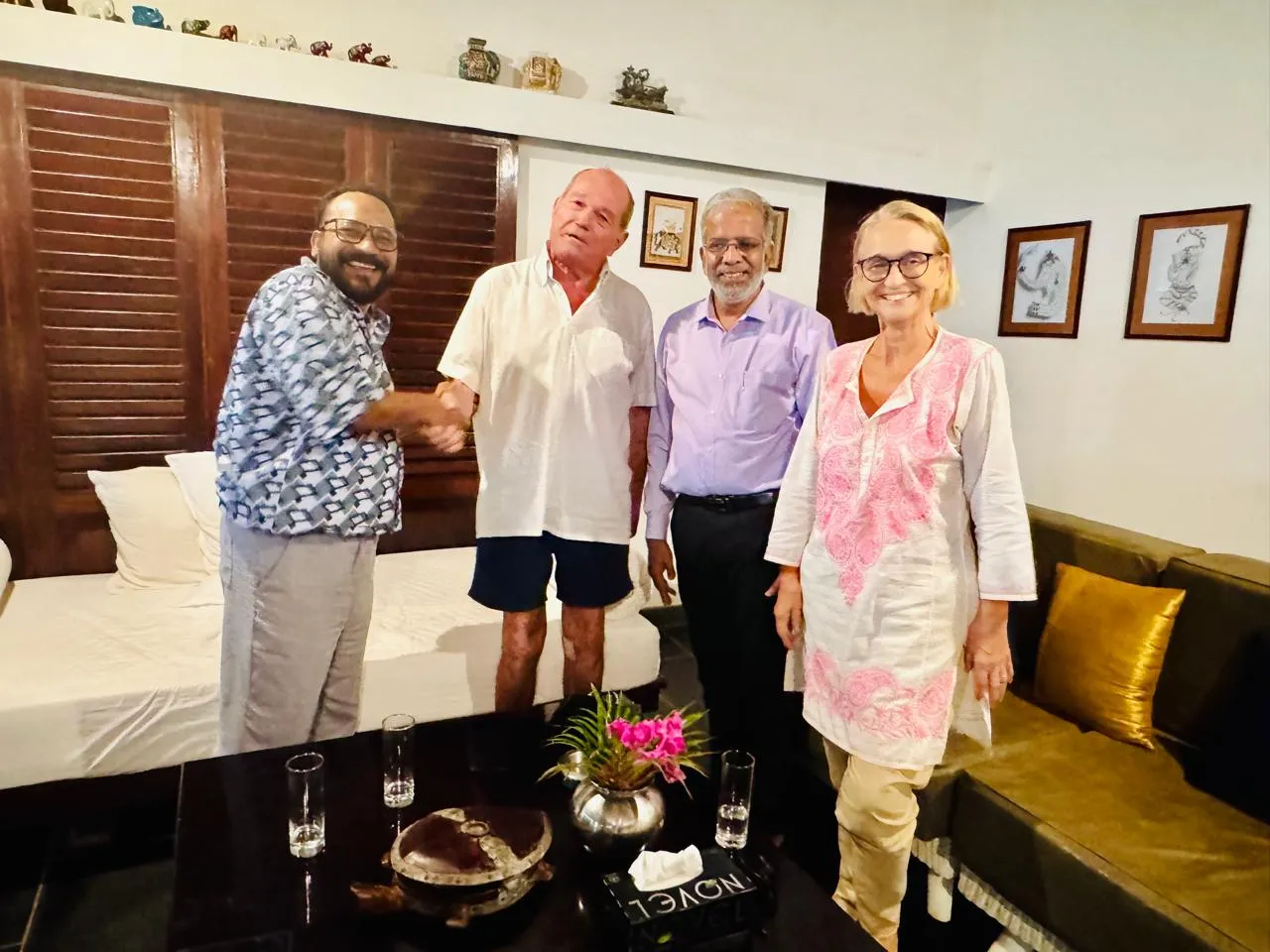 Sale agreement signing by the partners