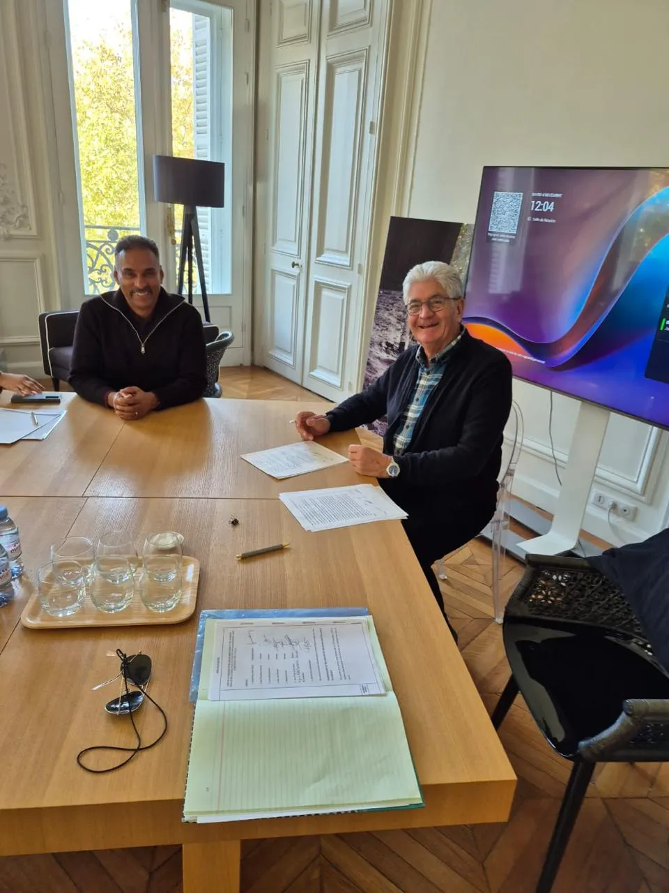 Sale agreement signing by the partners